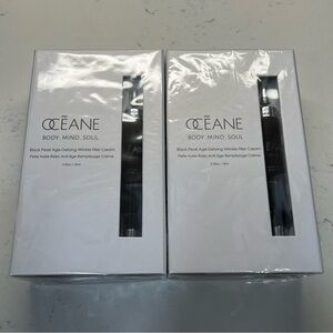 TWO Syringes of Oceane Beauty Black Pearl Age-Defying Wrinkle Filler Cream